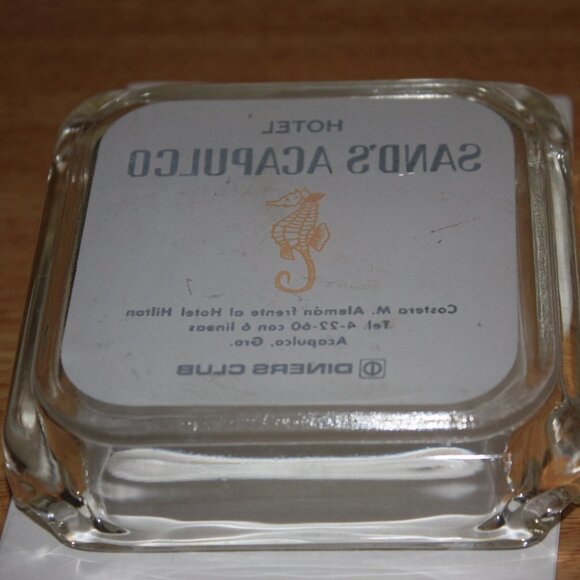 Vintage Ashtray Sands Hotel Acapulco Seahorse - Picture 4 of 4